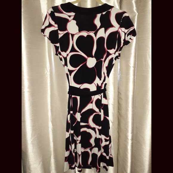 Inc International Concepts Womens Puff Sleeve Wrap Dress Gold Size 10
